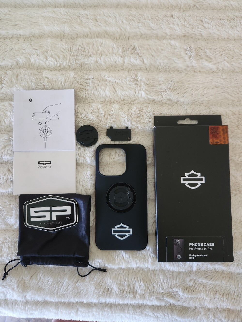 Harley-Davidson B&S SP Connect Black Phone Case for iPhone 14 Pro